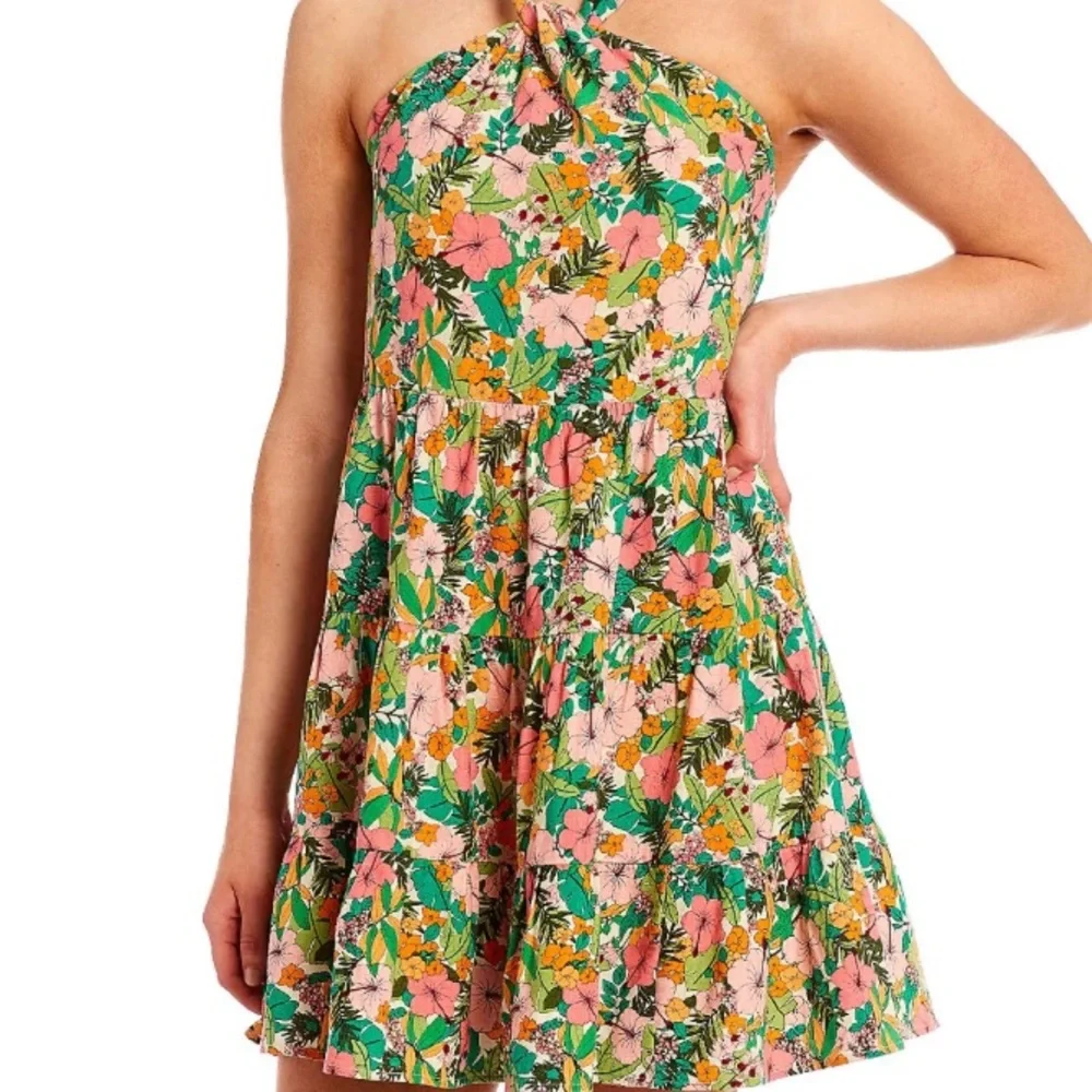 Copper Key Floral Printed
Tiered Halter Dress | Dillard's size Large - Picture 1 of 13
